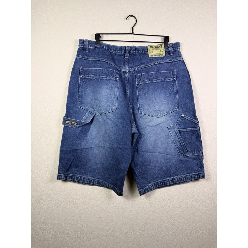 2000 Fnf Baggy streetwear skater‎ light denim wash Jorts Sz 42